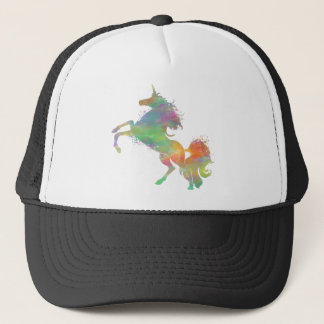 Einhorn-Aquarell Truckerkappe