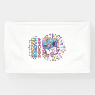 Einhorn-Arcade-Maschine Einhorn-Druck bereit POD-K Banner