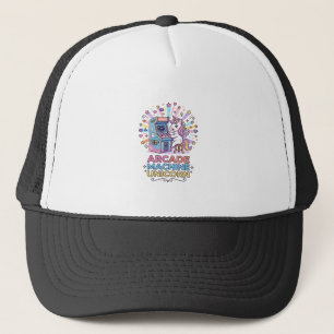 Einhorn-Arcade-Maschine Einhorn-Druck bereit POD-K Truckerkappe