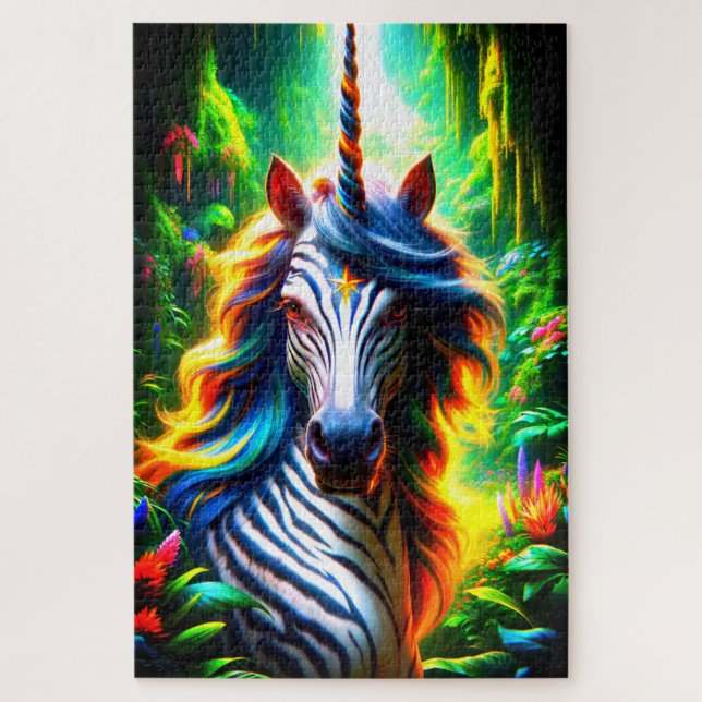 Einhorn Art Puzzle (Vertikal)