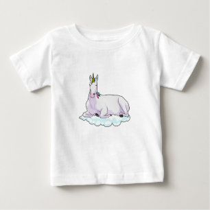 Einhorn auf der Cloud Baby T-shirt