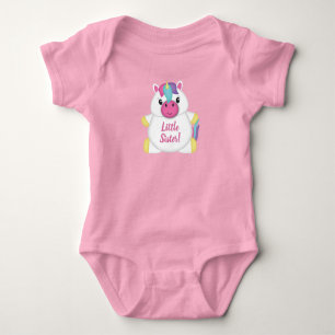 Einhorn-Baby-Party Rosa Baby Strampler