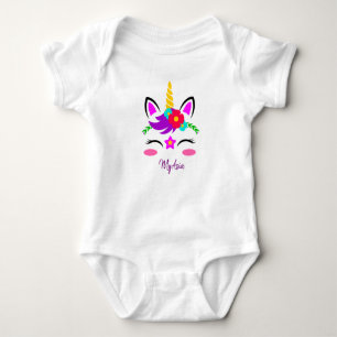 Einhorn Baby Strampler
