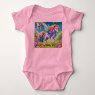 Einhorn Baby Strampler