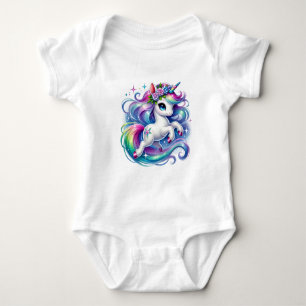 Einhorn baby strampler