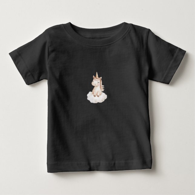 Einhorn Baby T-shirt (Vorderseite)