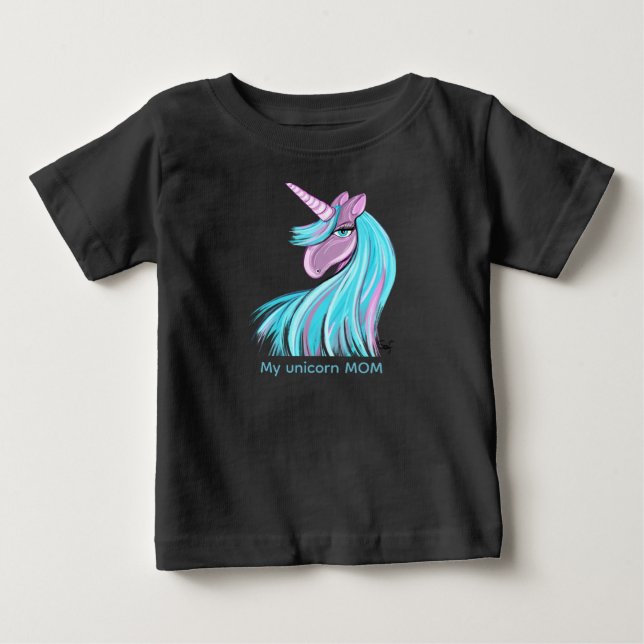 Einhorn Baby T-shirt (Vorderseite)