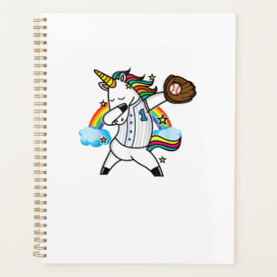 Einhorn Baseball Regenbogen Baseball Liebhaber I E Planer