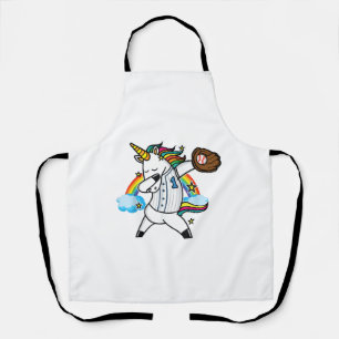 Einhorn Baseball Regenbogen Baseball Liebhaber I E Schürze