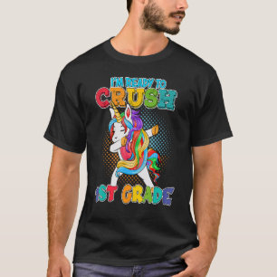 Einhorn bereit, die 1. Klasse zu knacken, Froher e T-Shirt