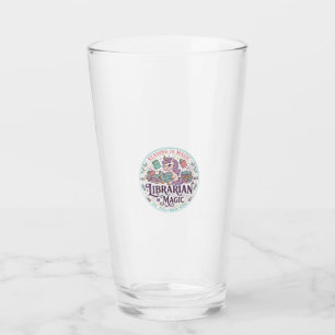 Einhorn-Bibliothekar der Magie Original-Produktgra Glas