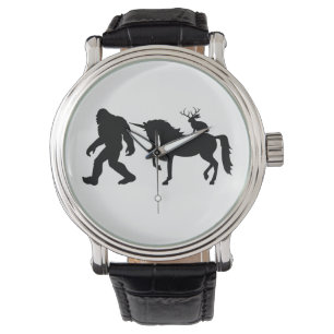 Einhorn, Bigfoot, Jackalope Armbanduhr
