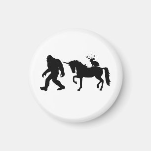 Einhorn, Bigfoot, Jackalope Magnet