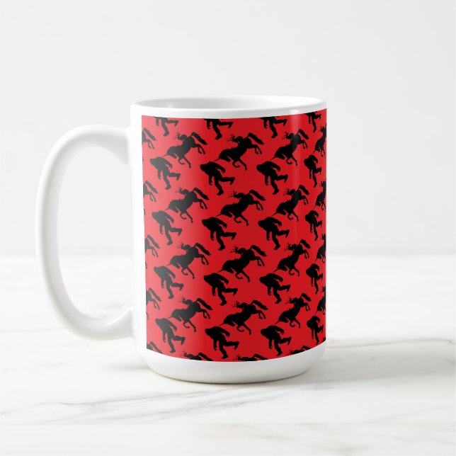 Einhorn, Bigfoot und Jackalope Kaffeetasse (Links)