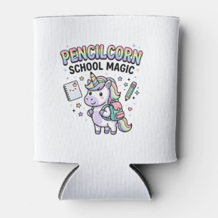 Einhorn Bleistiftstiel Schule Magie Charmante Merc Dosenkühler
