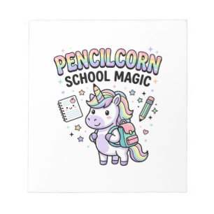 Einhorn Bleistiftstiel Schule Magie Charmante Merc Notizblock