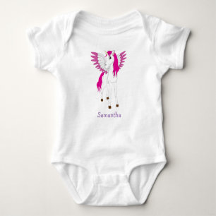 Einhorn-Body mit Flügeln Party Baby Bodysuit Strampler