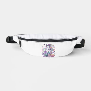 Einhorn Boo-Einhorn Premium Vektor Vektordesign_1 Bauchtasche
