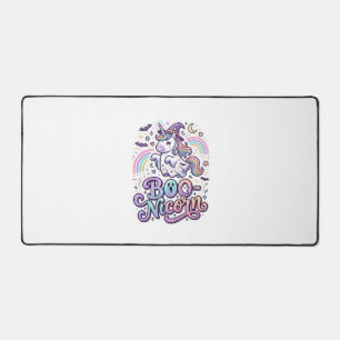 Einhorn Boo-Einhorn Premium Vektor Vektordesign_1 Schreibtischunterlage