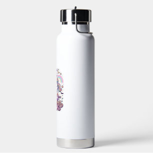 Einhorn Boo-Einhorn Premium Vektor Vektordesign_1 Trinkflasche