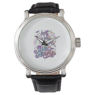 Einhorn Boo-nicorn Premium Vektor Vektordesign_1 Armbanduhr