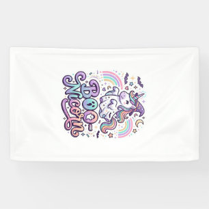 Einhorn Boo-nicorn Premium Vektor Vektordesign_1 Banner