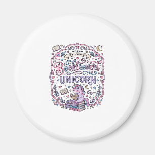 Einhorn Booktrovert Einhorn Spielerei Süßes Gesche Magnet