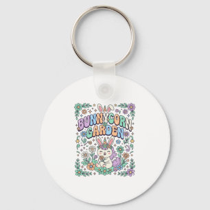 Einhorn Bunnycorn Garten Kawaii Schriftgestaltung_ Schlüsselanhänger