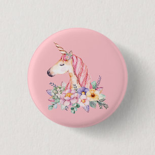 Einhorn Button