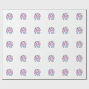 Einhorn Caticorn Chaos Süß Pastell Produkt Grafik Geschenkpapier