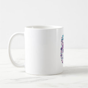 Einhorn Cheer Einhorn Geist Buntes POD Kunstwerk_ Kaffeetasse