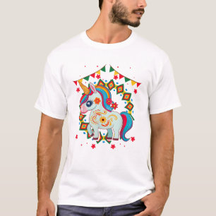 Einhorn Cinco De Mayo Party Süße Mexikanische Fies T-Shirt