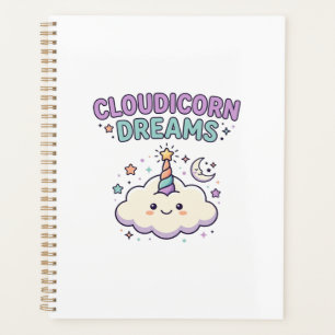 Einhorn Cloudicorn Träume Trendy Grafik T-Shirt De Planer