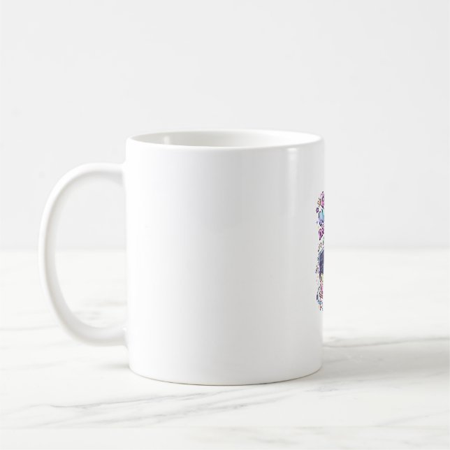 Einhorn Coding Einhorn Debug Squad Charmanter Mark Kaffeetasse (Links)