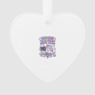 Einhorn Coding Einhorn Debug Squad Charmanter Mark Ornament