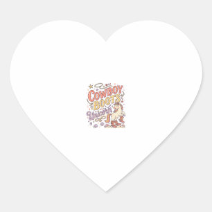 Einhorn Cowboy Stiefel Einhorn Whimsical Zazzle De Herz-Aufkleber