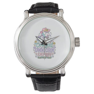 Einhorn Cowgirl Einhorn Energie Süß Pastell Produk Armbanduhr