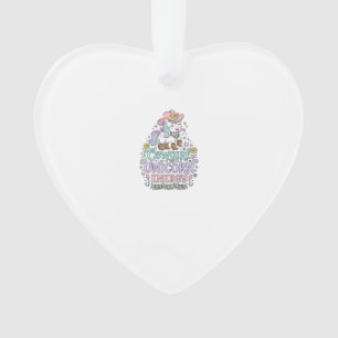 Einhorn Cowgirl Einhorn Energie Süß Pastell Produk Ornament