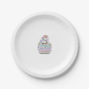 Einhorn Cowgirl Einhorn Energie Süß Pastell Produk Pappteller