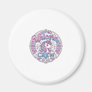 Einhorn-Crew lustiger Druck auf Anfrage Design_1 Magnet