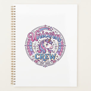 Einhorn-Crew lustiger Print-on-Demand-Design_1 Planer