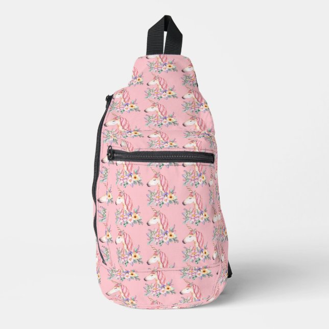 Einhorn Crossbody Bag (Vorderseite)