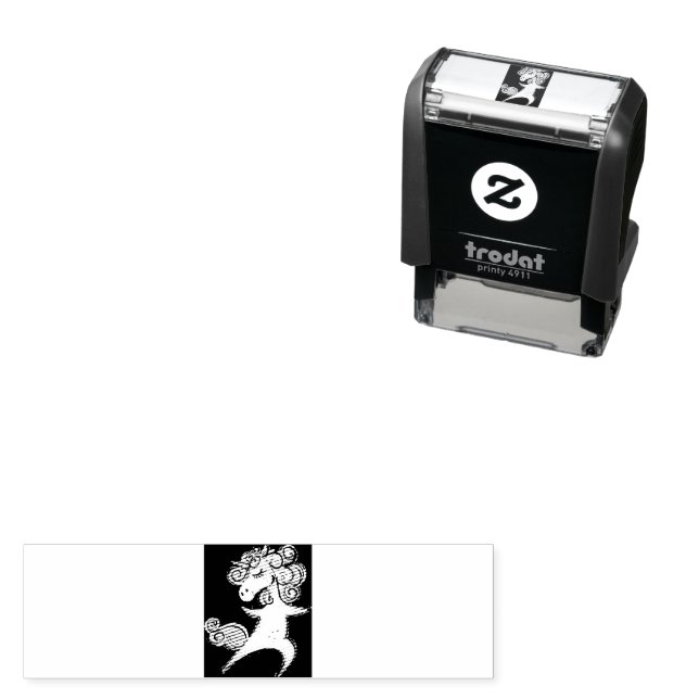 Einhorn Customize it Permastempel (Beispiel)