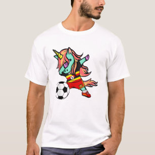 Einhorn Dab Uganda Fußballtrikot Ugandisches Fußba T-Shirt