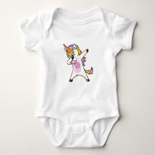Einhorn-Dabbing , Geschenke für Mädchen Baby Strampler