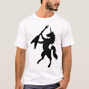 Einhorn, das Gitarre spielt T-Shirt