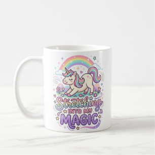Einhorn, das sich in meine magische fette Schrifta Kaffeetasse