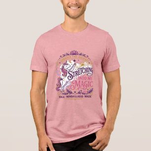 Einhorn, das sich in meinen magischen stilvollen w Tri-Blend shirt