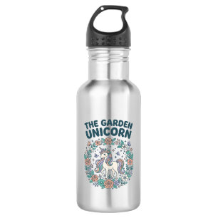 Einhorn Der Garten Einhorn Trendy T-Shirt Design_1 Edelstahlflasche
