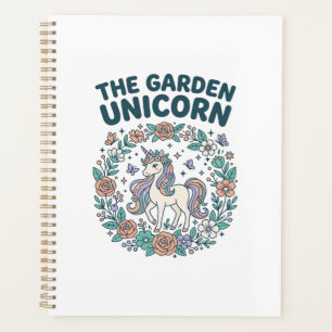 Einhorn Der Garten Einhorn Trendy T-Shirt Design_1 Planer